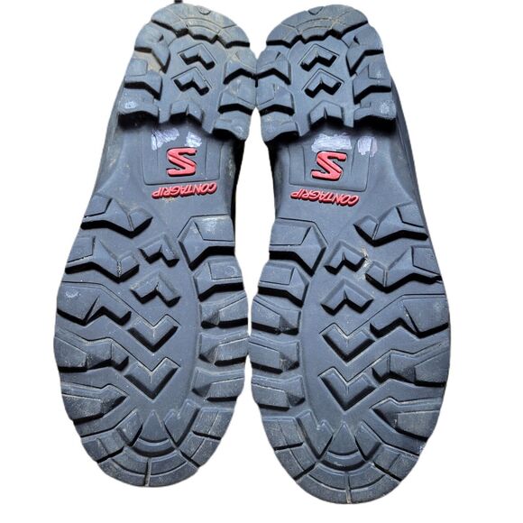 Solomon Winter Boots Leather Contagrip Size 7 - Picture 10 of 10